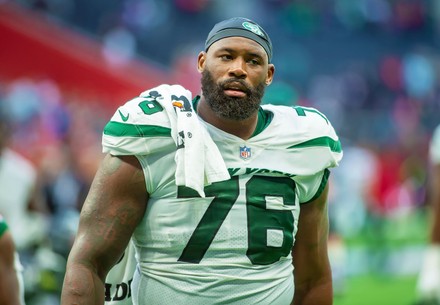 New York Jets linebacker Quincy Williams (56) runs against the New England  Patriots during an NFL football game Sunday, Oct. 30, 2022, in East  Rutherford, N.J. (AP Photo/Adam Hunger Stock Photo - Alamy