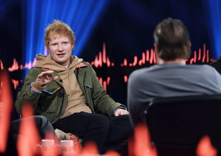 Ed Sheeran during the recording of Skavlan, Stockholm, Sweden - 06 Oct 2021