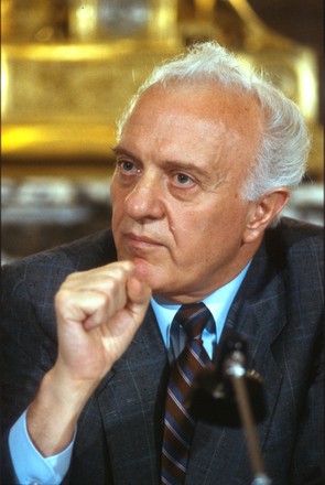 Foreign Minister Eduard Shevardnadze Union Soviet Editorial Stock Photo ...