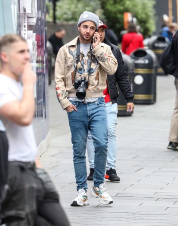 Adam Thomas is seen in Leicester Square, London, UK - 08 Oct 2021