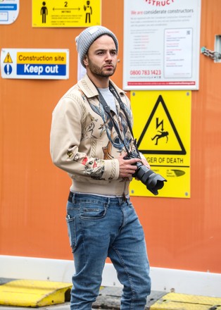 Adam Thomas is seen in Leicester Square, London, UK - 08 Oct 2021