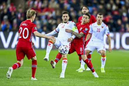 Norway vs Montenegro, World Cup Qualifiers, Football, Ullevaal Stadion,  Oslo - 11 Oct 2021