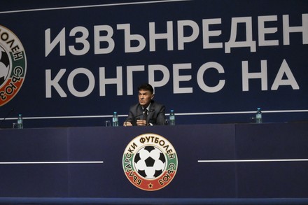 Borislav Mihaylov Has Been Re-elected For A Fourth Term As President Of The Bulgarian Football Union, Sofia - 12 Oct 2021