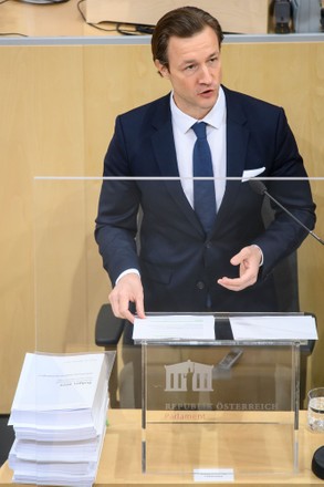 Budget speech during a session of the Austrian parliament, Vienna, Austria - 13 Oct 2021