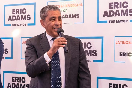 Eric Adams rally with Latino leaders and members of the Latino community, New York, United States - 13 Oct 2021