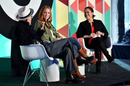 No Kidding! Me Too! Stomping the Stigma of Brain Dis-Ease... with Joe and Daniella Pantoliano, Advertising Week New York 2021, Great Minds Stage presented by Roundel,  Hudson Yards, New York, USA - 18 Oct 2021