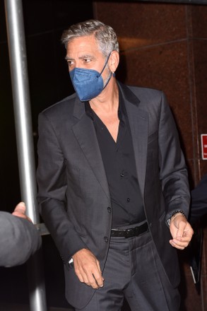 George Clooney leaves the DGA Theater, New York, USA - 13 Oct 2021