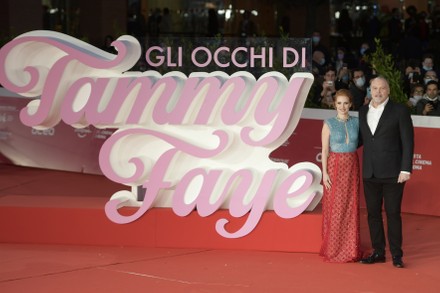'The Eyes of Tammy Faye' premiere, Rome Film Festival, Italy - 14 Oct 2021