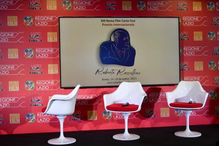 News Press conference for the presentation of Roberto Rossellini International Award, Rome, Italy - 15 Oct 2021