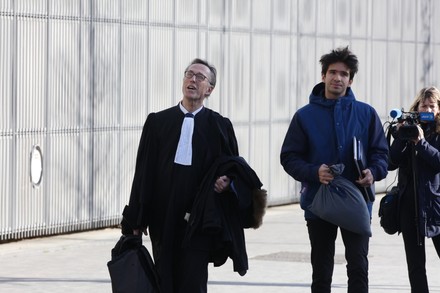 French Lawyer Dominique Tricaud And French Lawyer Juan Branco At The Courthouse In Paris, France - 18 Feb 2020