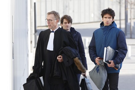 French Lawyer Dominique Tricaud And French Lawyer Juan Branco At The Courthouse In Paris, France - 18 Feb 2020