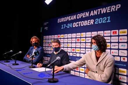 Antwerp Tennis European Open Drawing, Antwerp, Belgium - 16 Oct 2021