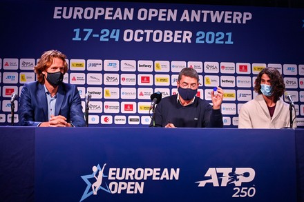 Antwerp Tennis European Open Drawing, Antwerp, Belgium - 16 Oct 2021
