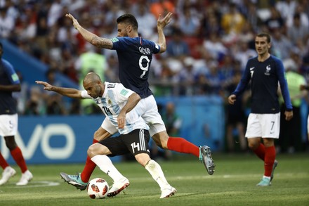 France v Argentina: Round of 16 - 2018 FIFA World Cup, Kazan, Russia - 30 Jun 2018