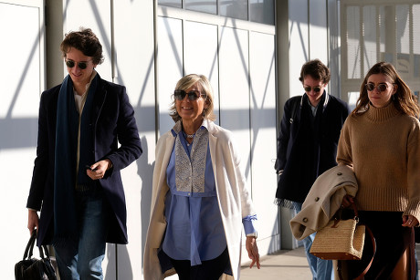 Exclusive - Arnault family leaving Venice after attending the wedding ceremony of Alexandre Arnault and Géraldine Guyot, Italy - 17 Oct 2021