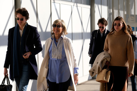 Exclusive - Arnault family leaving Venice after attending the wedding ceremony of Alexandre Arnault and Géraldine Guyot, Italy - 17 Oct 2021