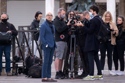 Stanley Tucci Filming American Travel Food Editorial Stock Photo ...