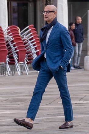 'Stanley Tucci Searching For Italy' TV show on set filming, Venice, Italy - 18 Oct 2021