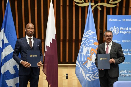 WHO launches partnership with Qatar, Geneva, Switzerland - 18 Oct 2021
