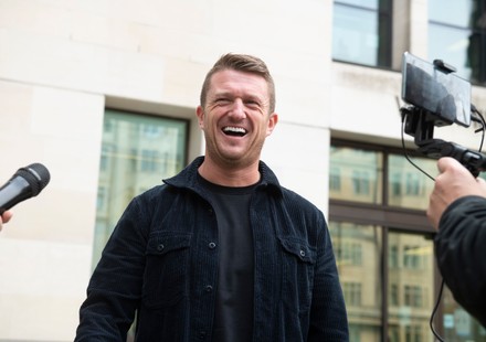 Tommy Robinson at The Royal Courts of Justice, London, UK - 13 Oct 2021