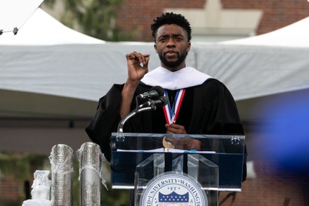 Actor Alumnus Chadwick Boseman Delivers Keynote Editorial Stock Photo ...