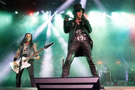 Alice Cooper and Ace Frehley in concert at the H-E-B Center, Cedar Park, Texas, USA - 19 Oct 2021