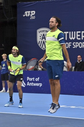 Antwerp Tennis European Open Doubles Harris-Malisse Vs Arneodo-Reid, Antwerp, Belgium - 20 Oct 2021