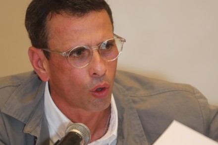 Capriles: suspending Venezuelan dialogue for extradition of Saab is an excuse, Caracas, Venezuela - 20 Oct 2021