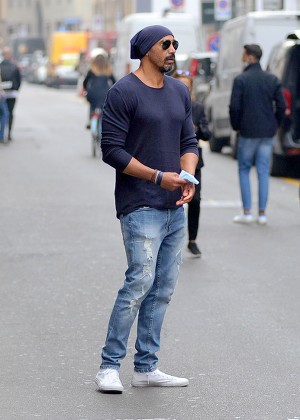 Amaurys Perez out and about, Milan, Italy - 20 Oct 2021