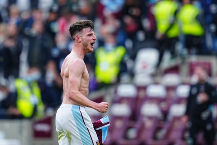 Declan Rice West Ham United Takes Editorial Stock Photo - Stock Image