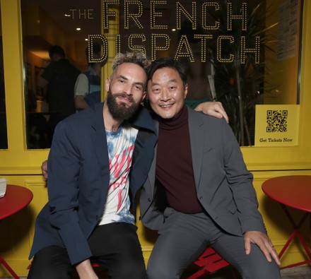 The French Dispatch Pop Up Experience, Le Sans Blague Cafe in partnership with Warby Parker & Flying Coffee, New York, USA - 21 Oct 2021