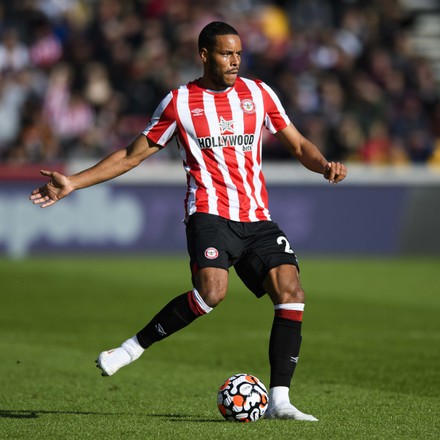 Mathias Zanka Jorgensen Brentford During English Editorial Stock Photo ...