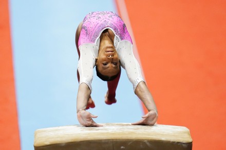 Rebeca Andrade Brazil Competes Womens Vault Editorial Stock Photo ...