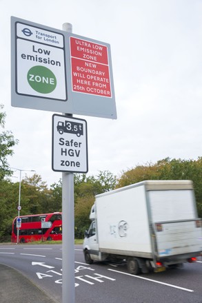 Road Sign Informing Motorists Expansion Ultra Editorial Stock Photo ...