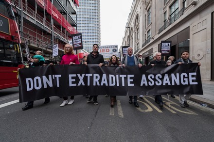 March For Julian Assange In London, United Kingdom - 23 Oct 2021