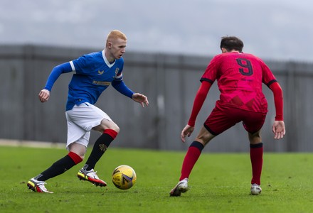 Rangers B Team Defender Adam Devine Editorial Stock Photo - Stock Image ...