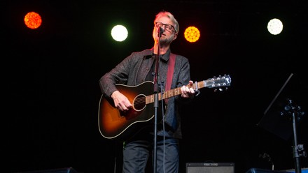 Billy Bragg in concert at The Barrowland Ballroom, Glasgow, Scotland, UK - 23 Oct 2021