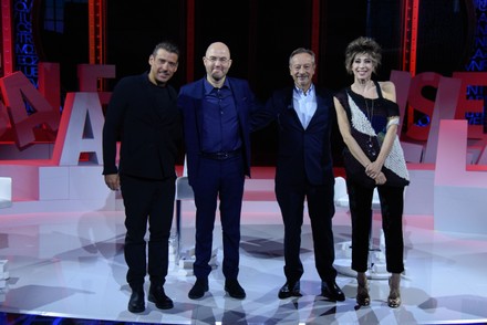Veronica Pivetti, Massimo Gramellini and Riccardo Iacona Francesco Gabbani