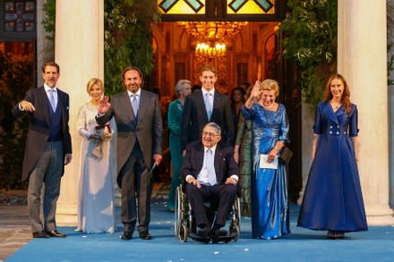 Wedding of Prince Philippos of Greece and Nina Flohr, Cathedral Mariae Annunciation, Athens, Greece - 23 Oct 2021
