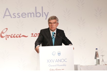 Annual general assembly of the International Olympic Committee in Greece, Hersonissos - 24 Oct 2021