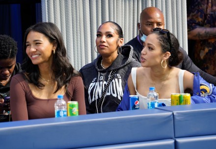 Celebrities at Los Angeles Rams vs Detroit Lions football game, Los Angeles, California, USA - 24 Oct 2021