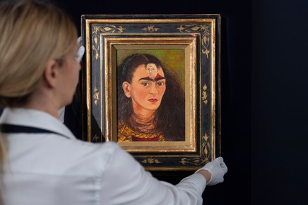 Frida Kahlo's Final Bust Self-Portrait at Sotheby's, London, UK - 21 ...