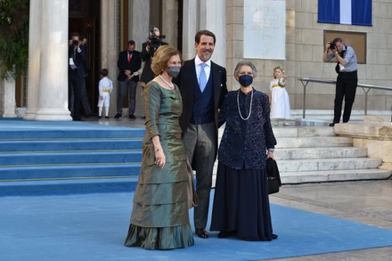 Royal Wedding Of Prince Philippos Of Greece With Nina Flohr In Athens - 23 Oct 2021