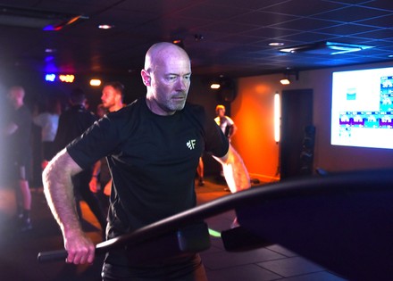 Alan Shearer at Fareham Leisure Centre launch of Fortis fitness studio,  Hants, UK - 21 Oct 2021