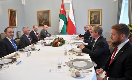 Jordan's King Abdullah II bin Al-Hussein visits to Poland, Warsaw - 26 Oct 2021