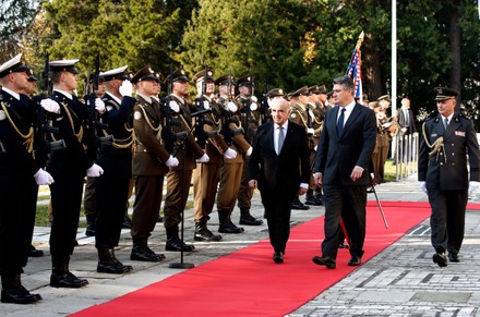 President of Republic of Malta George Vella visits Zagreb, Croatia - 27 Oct 2021