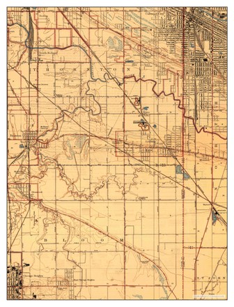 Usa Timeless Maps Calumet City Illinois Editorial Stock Photo - Stock ...