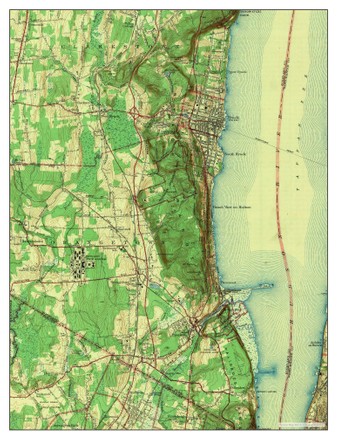 Usa Timeless Maps Nyack New York - Shutterstock 12561417a