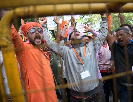 __COUNT__ Vishwa Hindu Parishad Protest, Agartala, Tripura, India - 21 ...