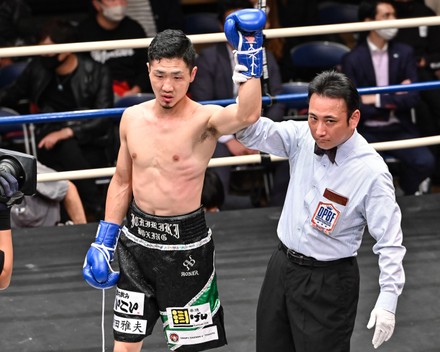 Keita Kurihara Celebrates After Winning Opbf Editorial Stock Photo ...